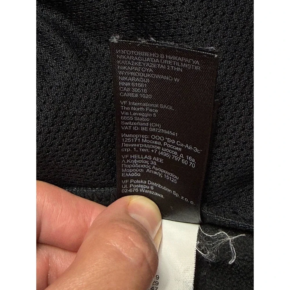 The North Face Apex Bionic Full Zip Black Jacket Men's Size XL